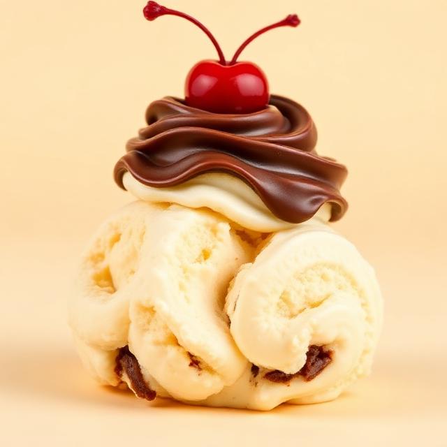 Scoop of Banana Boat ice cream