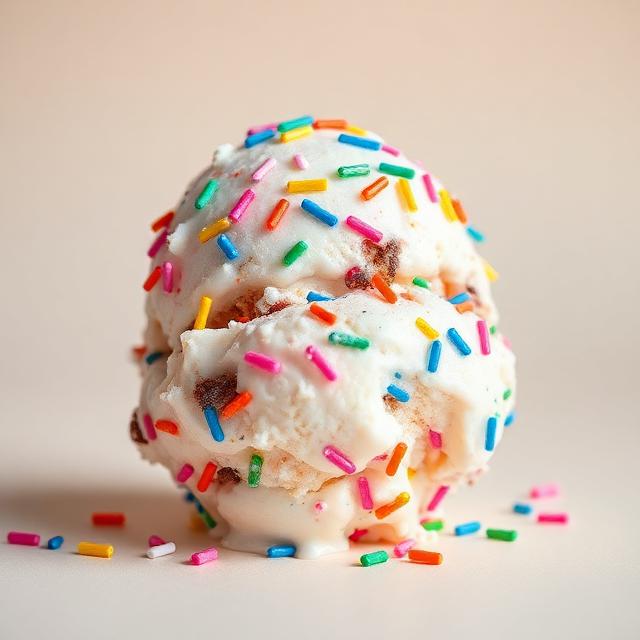 Scoop of Birthday Cake ice cream