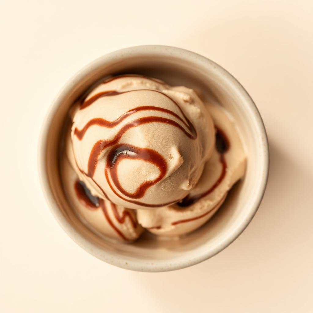Scoop of Dockside Cappuccino ice cream