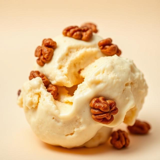 Scoop of Maple Walnut ice cream