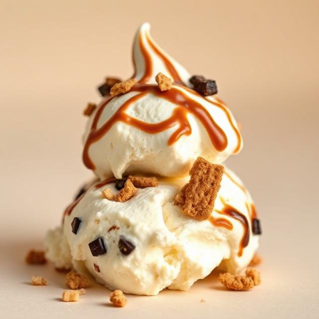 Scoop of Campfire S'mores ice cream